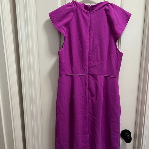 J. Crew Womens Size 8 Petite Purple Business Dress - Picture 5 of 5